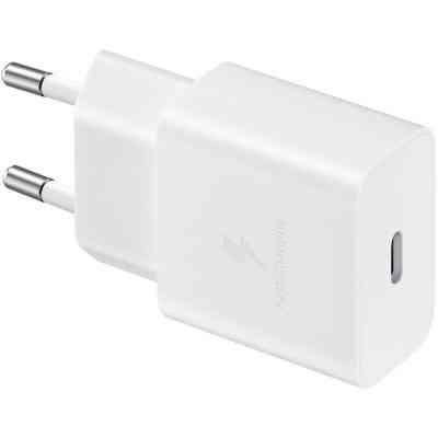 Зарядное устройство Samsung USB-С 15W White + Cable USB-C 1m (EP-T1510XWEGEU) Винница