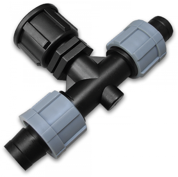 Трійник крапельна стрічка х2 / різьба внутрішня 1/2", DSTA05-12L Київ - фото 1