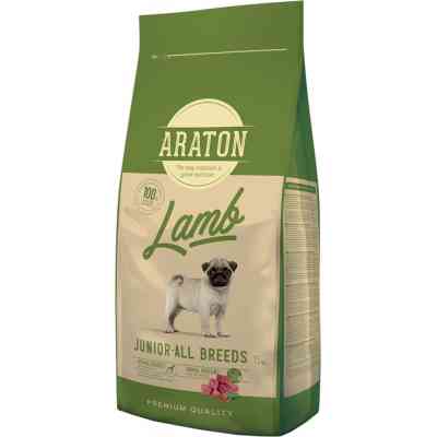 Сухой корм для собак ARATON Lamb Junior All Breeds 15 кг (ART45638) Винница