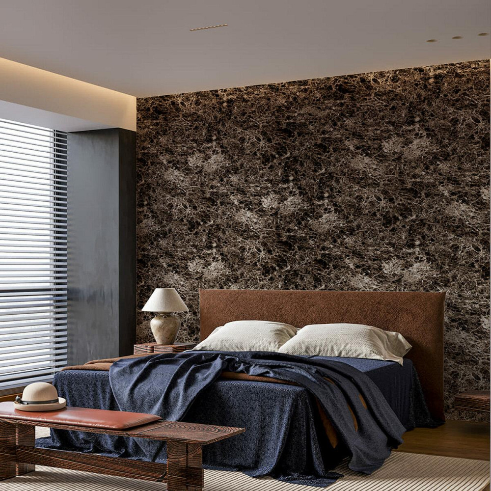 Декоративная ПВХ плита 1,22м х 2,44м х 3мм Темно-серый мрамор SW-00001407 Днепр - изображение 7