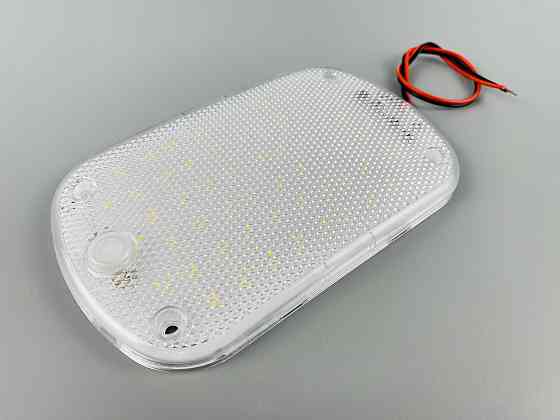 Лампа LED освітлення салону; 12-80 В; вимикач на лампі; 150 мм x 90 мм x 15 мм. Мукачево