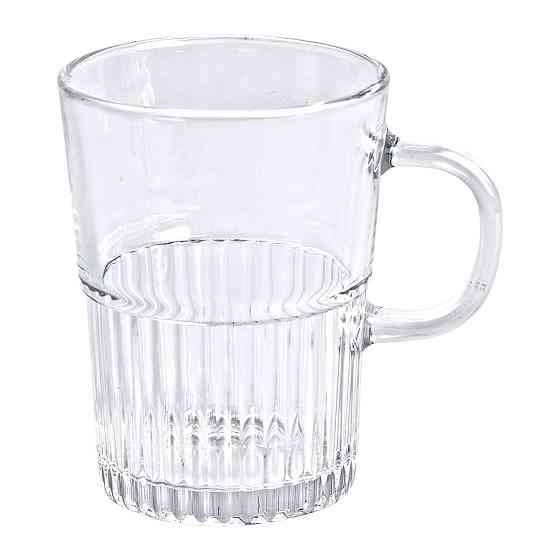 Набор чашек стеклянных 2 шт для чая и кофе 500 мл прозрачные HP-YH-70 Киев