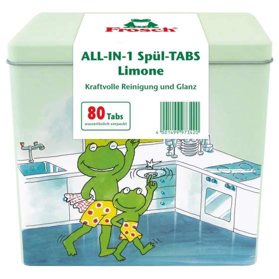 Таблетки для посудомийної машини Frosch Lemon All-in-1 Tabs 80 шт Львів