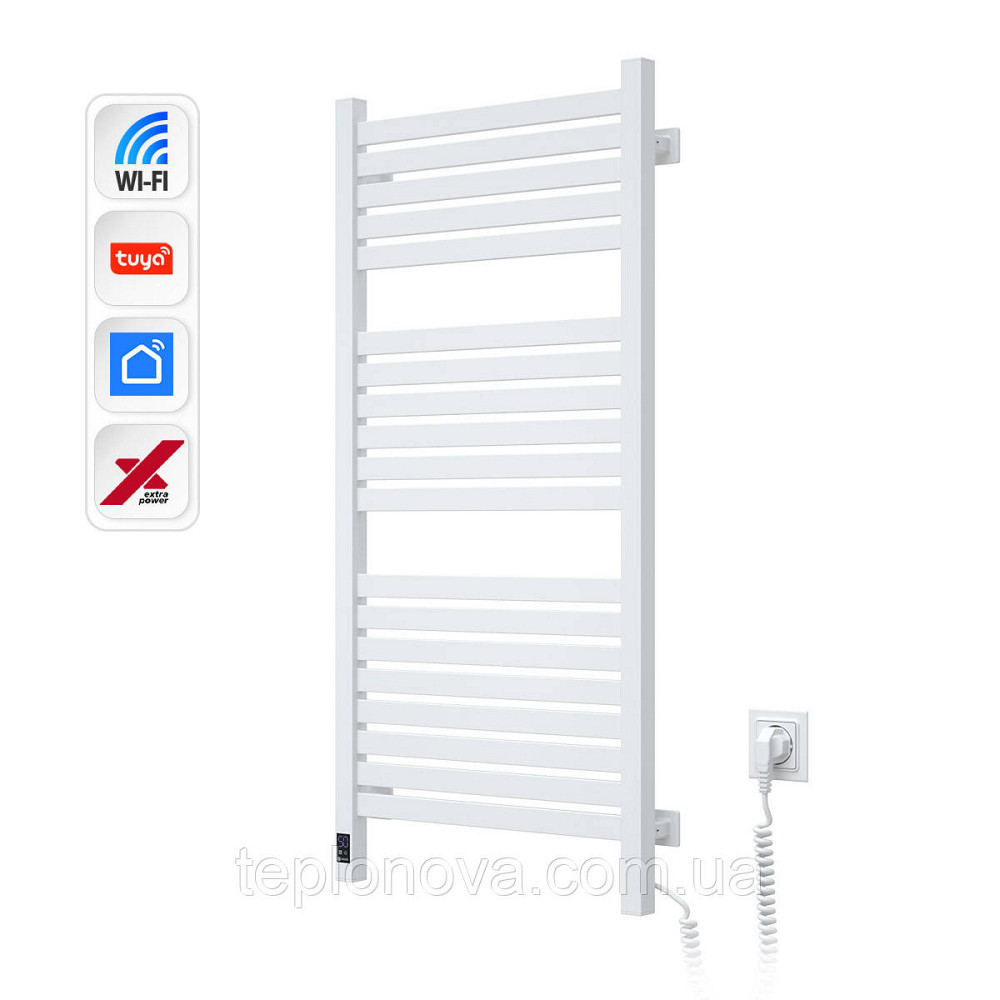 Електрична сушарка для рушників NAVIN Авангард X 480х1000 Sensor з WI-FI правобічна, біла Чернівці - фото 3