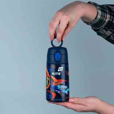 Поильник-непроливайка Kite Hot Wheels термос з трубочкою 400 мл (HW25-1261) Вінниця