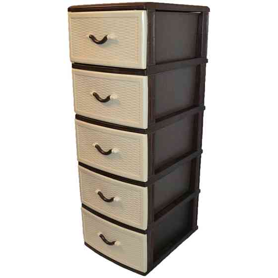 Комод пластиковий Style (Стиль) 5 ящиків 48х38х109 Одеса