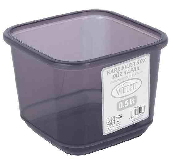 Контейнер для сипучих Violet House 0297 Transparent Black 0.5 л (6859644) Київ