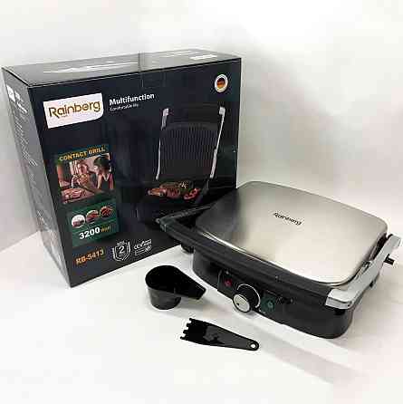 Гриль електричний для кафе, Кухонний гриль для м'яса електричний багатофункціональний контактний KW-21 Івано-Франківськ