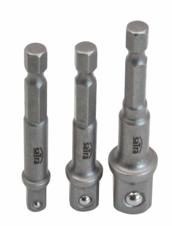 Перехідники для шурупокрута, набір 3 шт. (1/2, 3/8, 1/4) SATRA S-14HS3 Чернігів