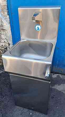 Умывальник с мех. клапаном на одну секцию с тумбой 450x505x1450 мм Киев