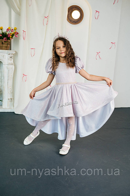 Пышное удлиненное блестящее платье люрекс Кривой Рог - изображение 10