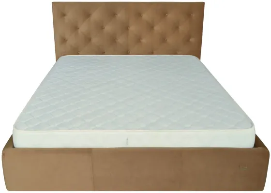 Кровать Двуспальная Bristol Comfort 180 х 200 см Missoni 004 С подъемным механизмом и нишей для белья Светло-коричневый Днепр