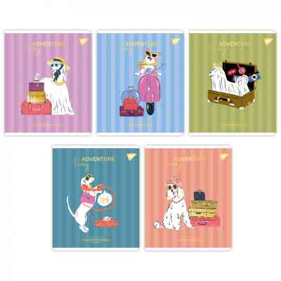 Тетрадь Yes Exquisite doggy 18 листов линия (767528) Винница