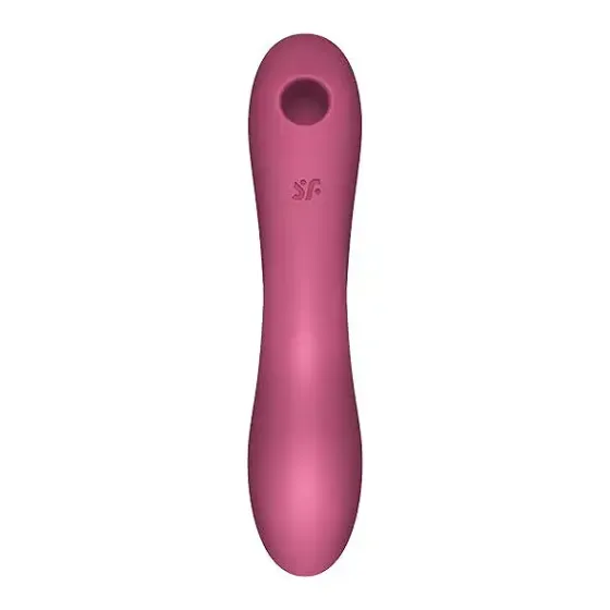 Вакуумний стимулятор із вібрацією Satisfyer Curvy Trinity 3 Red Львів