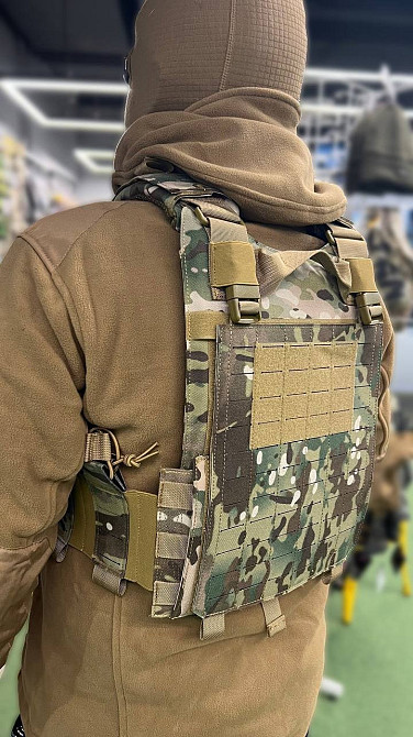 Тактическая плитоноска с системой Molle (без плит) Мультикам Винница - изображение 8