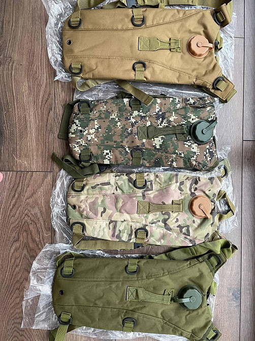 Гідратор тактичний військовий армійський на 2,5 л для води, рюкзак гідратор питна система фректарн Днепр - изображение 4