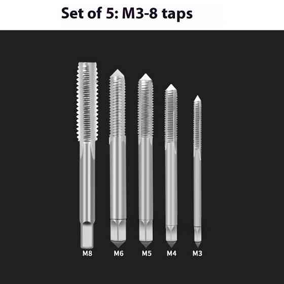 Вороток Т-образний з набором метчиків і сверл 2.5-5.2мм Київ