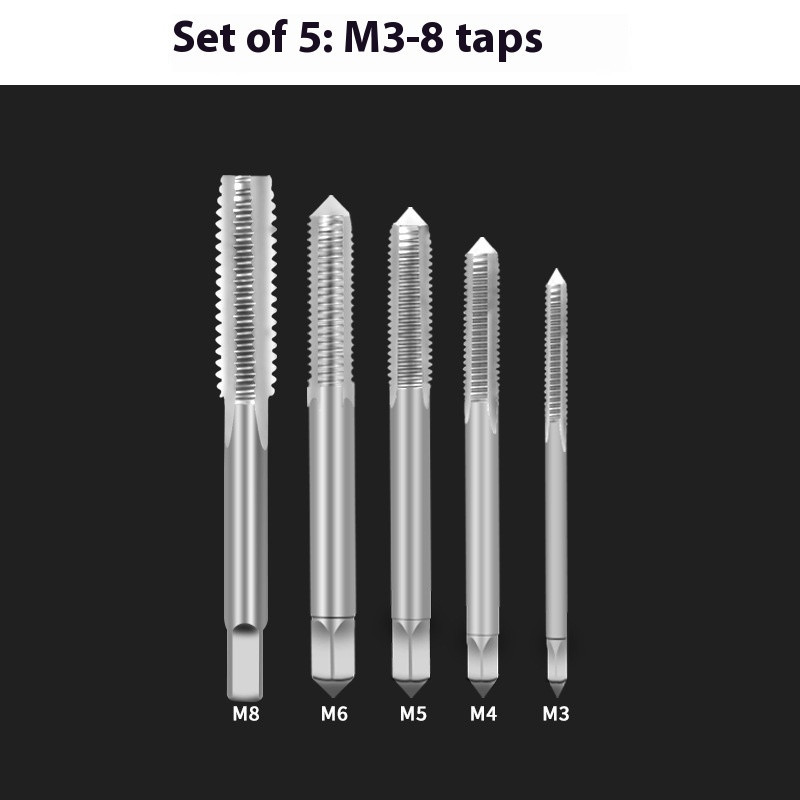 Вороток Т-образний з набором метчиків і сверл 2.5-5.2мм Київ - фото 4