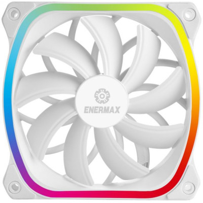 Кулер до корпусу Enermax SQUA RGB WHITE 3x 120 mm (3 PACK) (UCSQARGB12P-W-BP3) Вінниця - фото 3