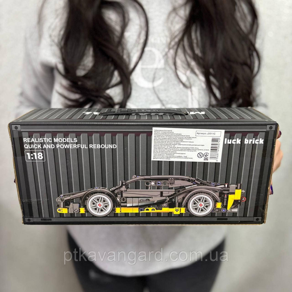 Конструктор Lamborghini Huracan автомобиль суперкар 589 деталей в контейнере Technic J 2011 C черный Хмельницкий - изображение 2