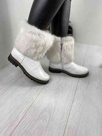 TopS Унти жіночі TopS ДК-20 білі (зима, шкіра натуральна) (1780) 37 Коломия