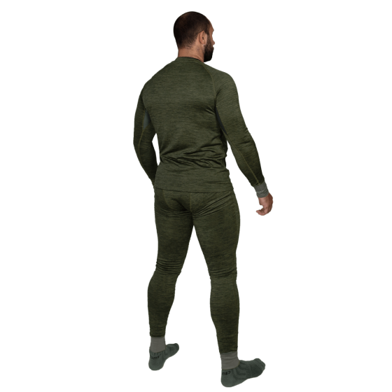 Мужское термобелье (костюм) Polarheat QS Pro 2.0 на флисе (Оливковый меланж) размер M Киев