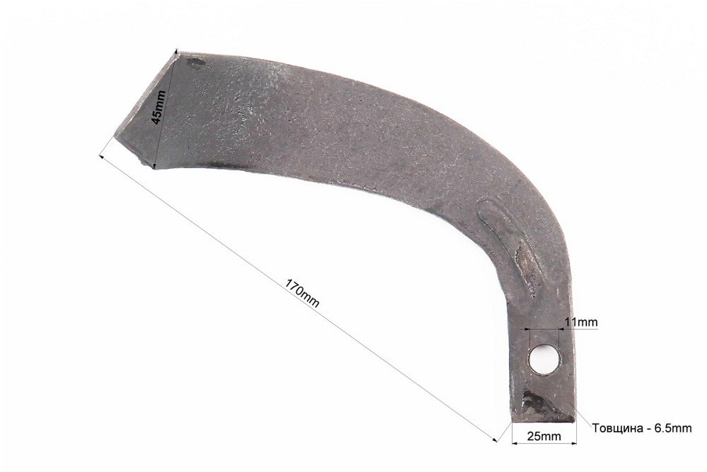 Ніж фрези R175/180N/190N/195NM, GN-4 ПРАВИЙ, L-170mm Київ - фото 2