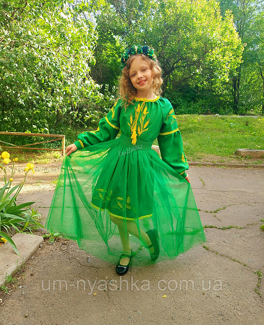 Детское вышитое платье с колосками Кривой Рог - изображение 1