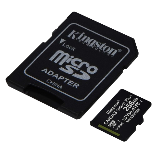 Карта памяти microSDXC 256Гб Class 10 (UHS-1) 100Мб/с Kingston Canvas Select Plus Житомир - изображение 1