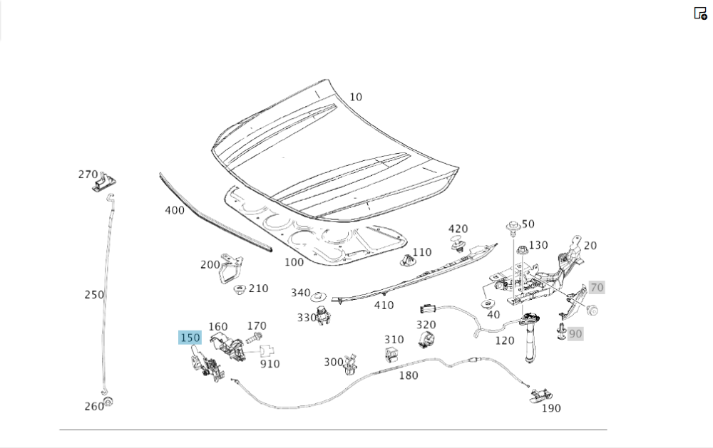 Mercedes-Benz  A2468800460 Замок капота CLA Shooting Brake X117 CLA C117 GLA X156 A-class W176 B-class W242 B-class W246 Одесса - изображение 2