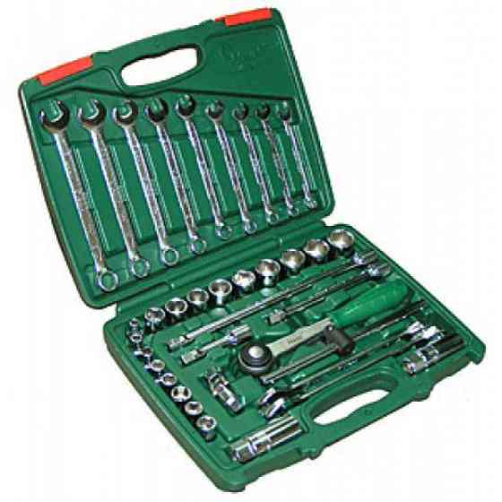 Набір інструменту 37 пр. 3/8&quot;, 6-22 мм. та комбінірів ключів HANS (ТК-37М) Вінниця