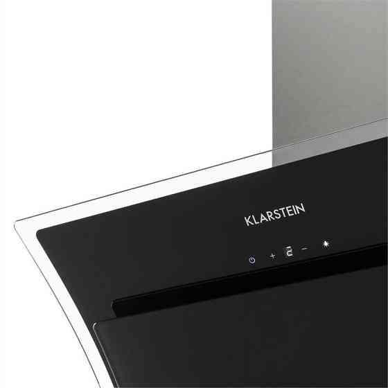 Вытяжка Sabia из защитного стекла, без головки, 60 см, настенный монтаж, черный (Германия, читать описание) Ровно