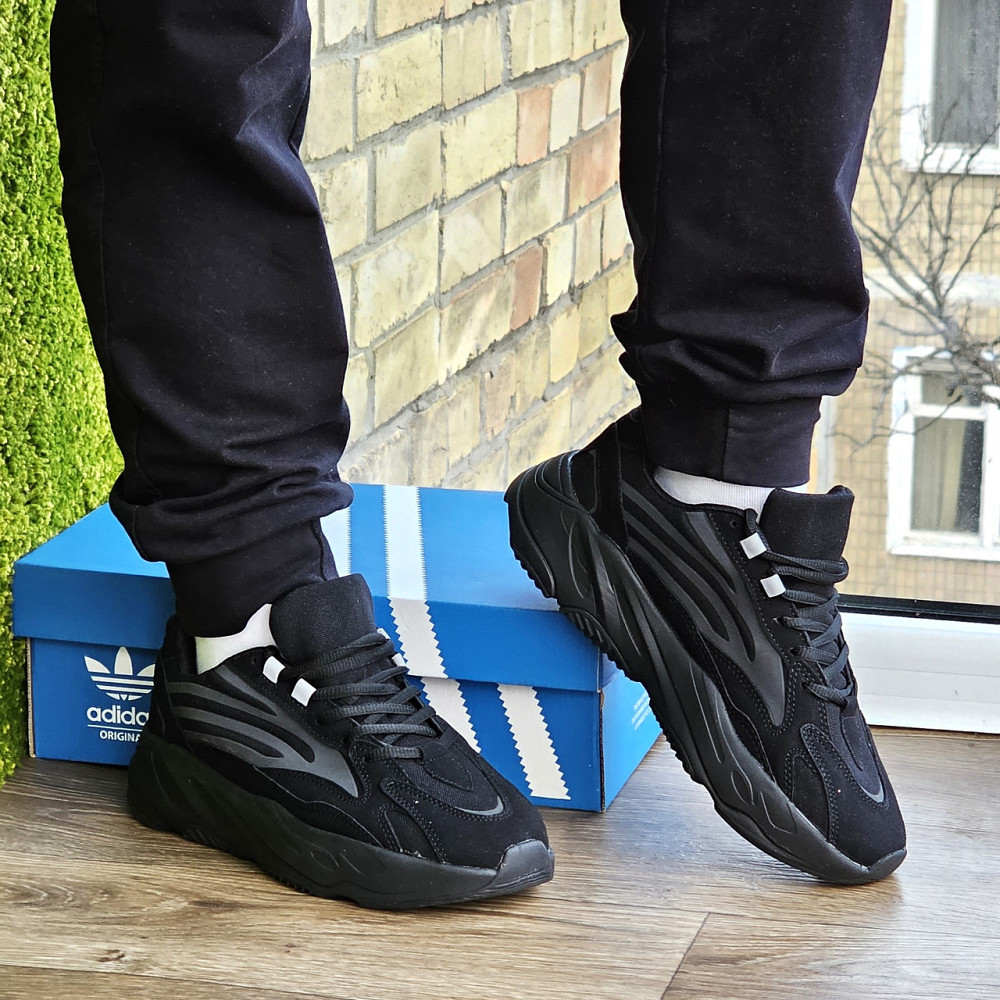 Кросівки Adidas Boost 700 Чорні Чоловічі Адідас Замшеві (розміри: 41,42,43,44,45,46) - 66-6 Дніпро - фото 10