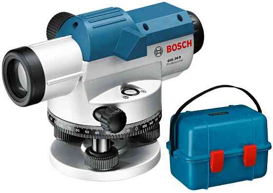 Рівень-нівелір оптичний Bosch GOL 26 D (0601068000): 360 градусів, до 100м, 26х зум Київ