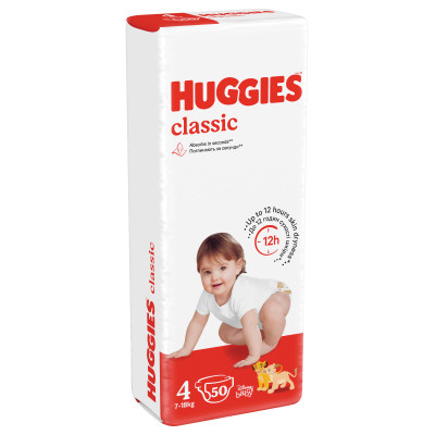 Подгузники Huggies Classic 4 (7-18 кг) Jumbo 50 шт (5029053543147) Винница - изображение 9