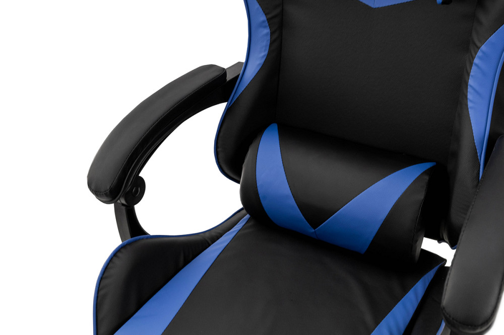 Крісло геймерське Слім, чорний/синій Киев - изображение 7