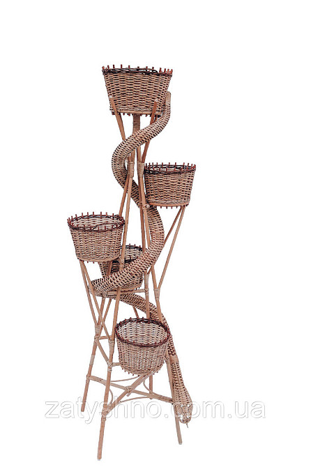 Цветочник плетеный из лозы Киев - изображение 1