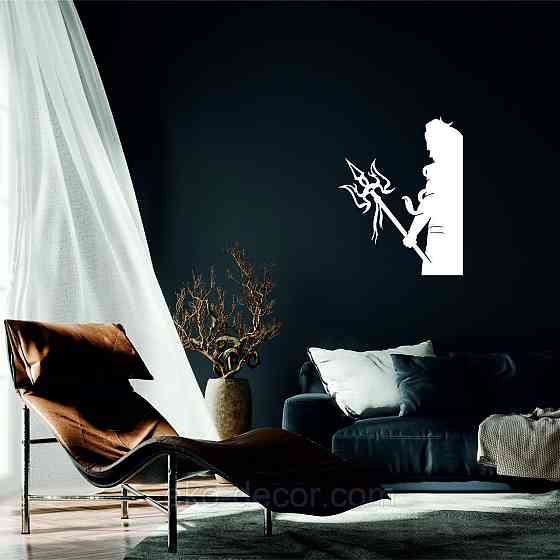 Декоративное настенное Панно «Посейдон» Декор на стену 110*86 см, Белый Киев