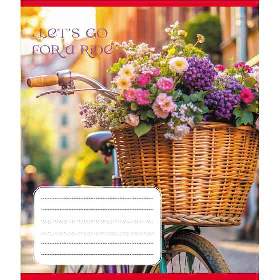 Зошит загальний "Велосипед" 096-630091K-2 в клітинку, 96 аркушів Вінниця