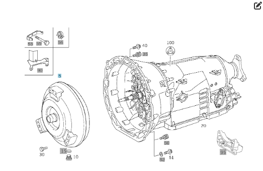 Mercedes-Benz  A2022501202 Гідротрансформатор E-Class W210 C-Class W202 W203 CLK C208 SLK R170 Одеса