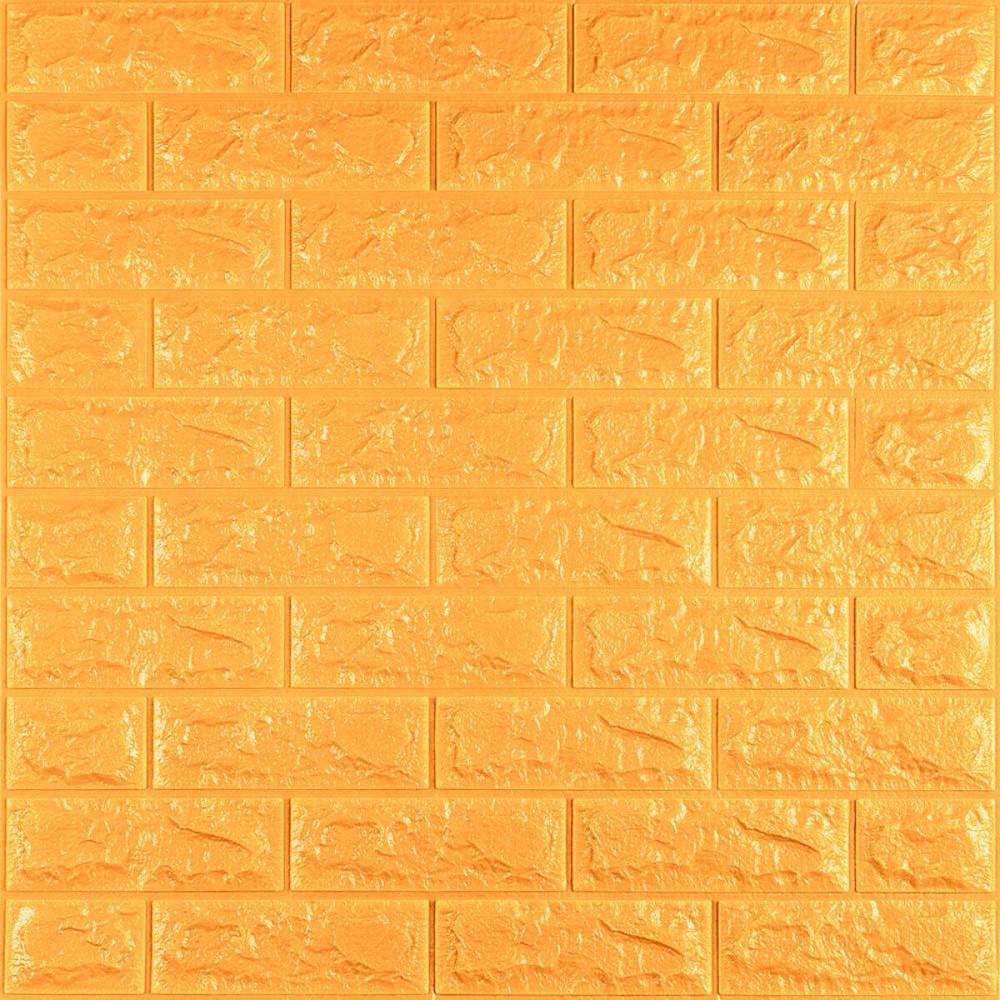 3D панель самоклеюча 700х770х7мм цегла Золотий (011-7) SW-00000052 Київ - фото 1