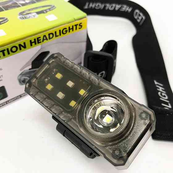 Потужний ліхтар для риболовлі YJ-A06-LED+6SMD, Ліхтар з фіксацією на голові, Ліхтарик діодний налобний MV-89 Київ