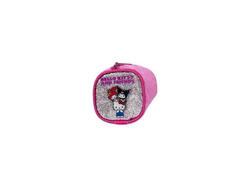 Пенал Hello Kitti плащівка рожевий Довжина: 18,5 см Ширина: 8 см Висота: 11 см ТМ КИТАЙ Київ - фото 1