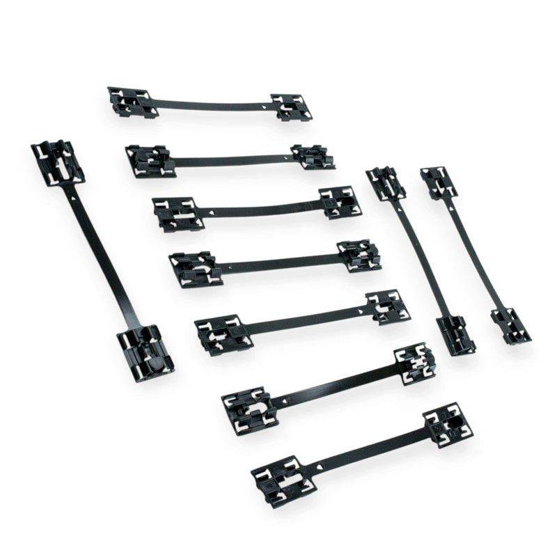 Фигурный для крепления молдингов порога OPEL ASTRA G, CORSA C, D, VECTRA B, ZAFIRA A Starklips пластины Мукачево - изображение 1