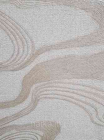 Обои виниловые на флизелине Marburg Kumano 1.06х10 абстракция волны структурные золотистые на песочном 34585 Киев