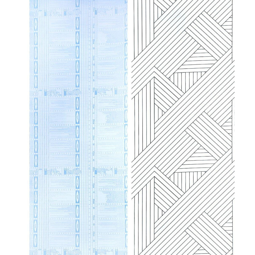 Самоклеющаяся пленка 0,45х10м х 0,07мм Белая с орнаментом SW-00001223 Днепр - изображение 4