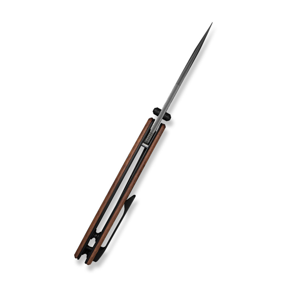 Ніж складаний кишеньковий Civivi Clingman (7.6 см) Damascus / Guibourtia Wood дерево Киев - изображение 7