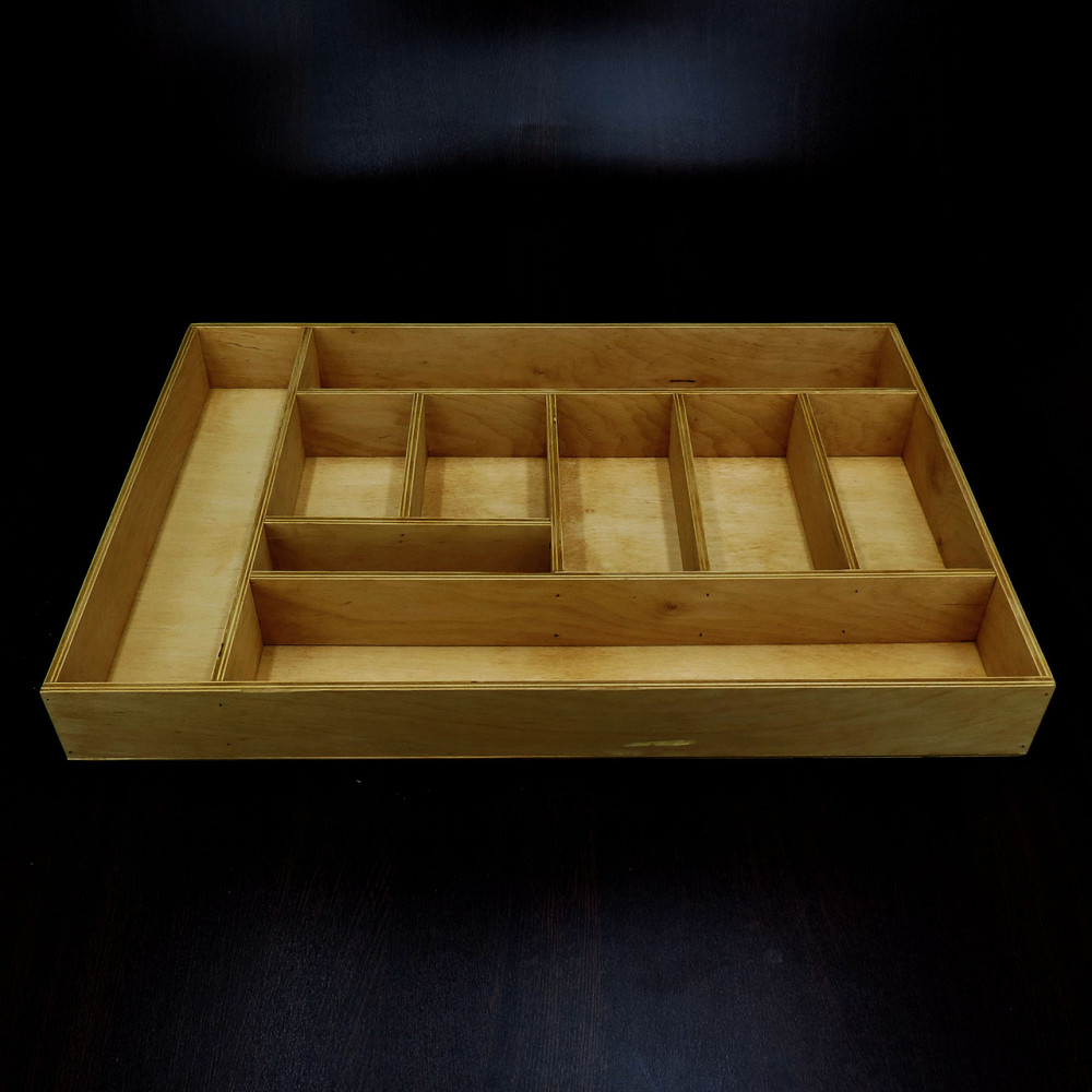 Лоток для столових приладів "Інфусьон 45х65" сієна Миколаїв - фото 1