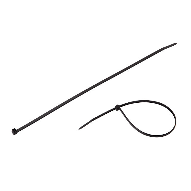 Хомут пластиковий, 4,8×300 мм, 100 шт/упак, чорний INTERTOOL TC-4831 Київ - фото 3