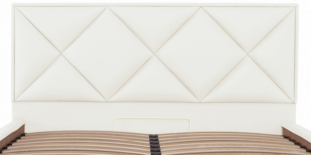 Кровать Двуспальная Leeds VIP 160 х 190 см Fly 2200 С дополнительной металлической цельносварной рамой Белый Днепр - изображение 11